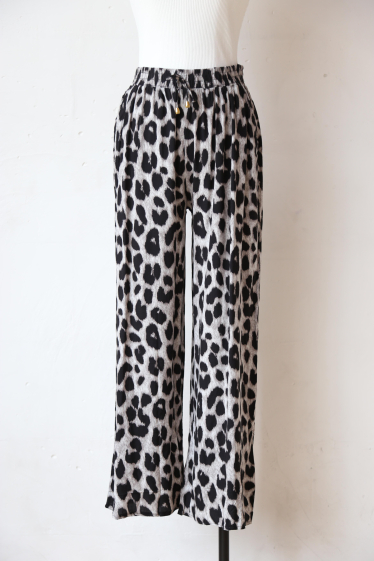 Grossiste Rosa Fashion - Pantalon imprimée léopard