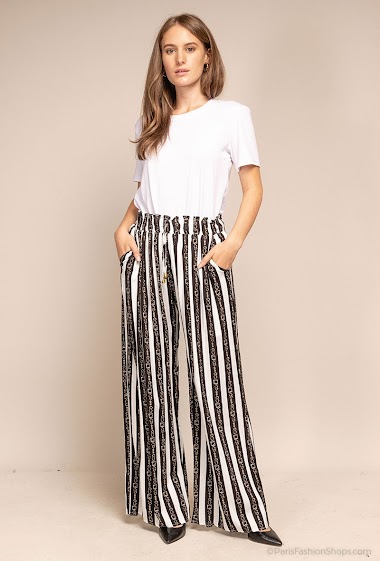 Wholesaler Rosa Fashion - Striped pants
