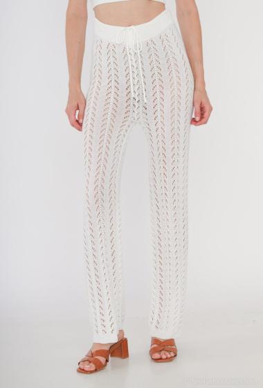 Wholesaler Rosa Fashion Crochet - Plain crochet trousers