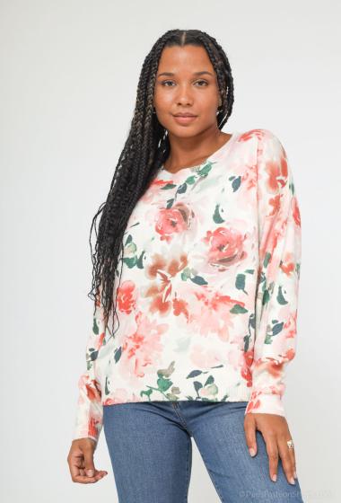 Wholesaler Rosa Fashion - Floral print jumper