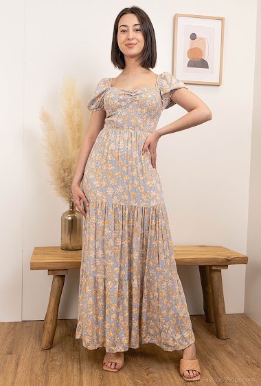 Grossiste Rosa Fashion - Robe à imprimé fleurs