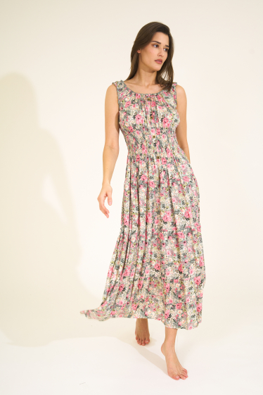 Wholesaler Rosa Fashion - Flower printed dress