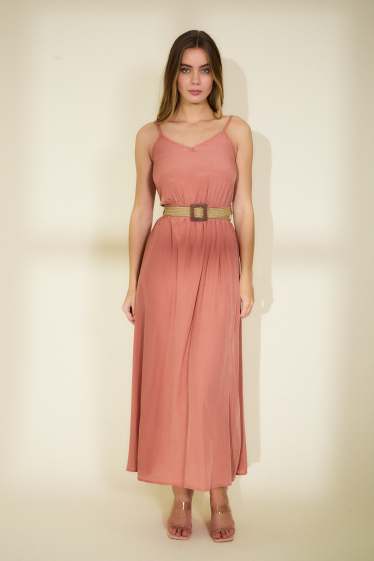 Wholesaler Rosa Fashion - Dress with braided belt