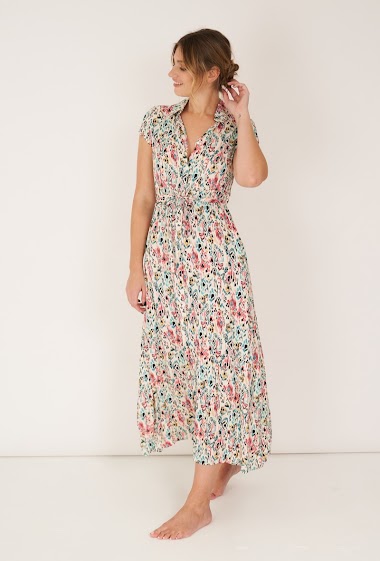 Wholesaler Rosa Fashion - Maxi shirt dress