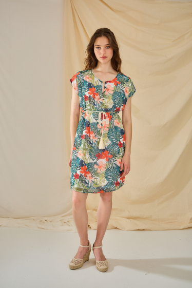 Wholesaler Rosa Fashion - Short floral dress