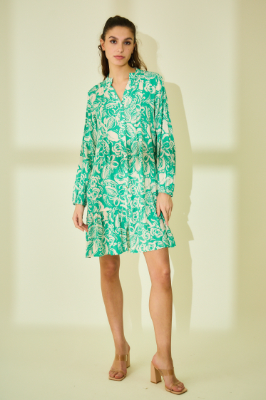 Wholesaler Rosa Fashion - Short printed dress