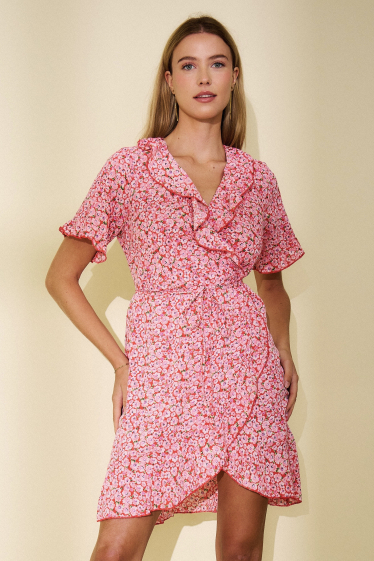 Wholesaler Rosa Fashion - short printed dress