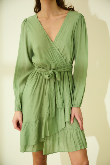 Wholesaler Rosa Fashion - Unicolor short dress