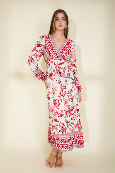 Wholesaler Rosa Fashion - Floral print dress