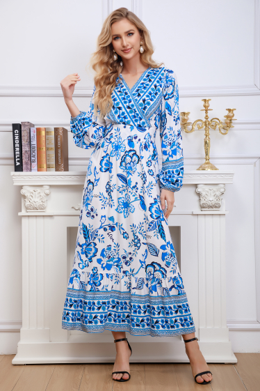 Wholesaler Rosa Fashion - Floral print dress