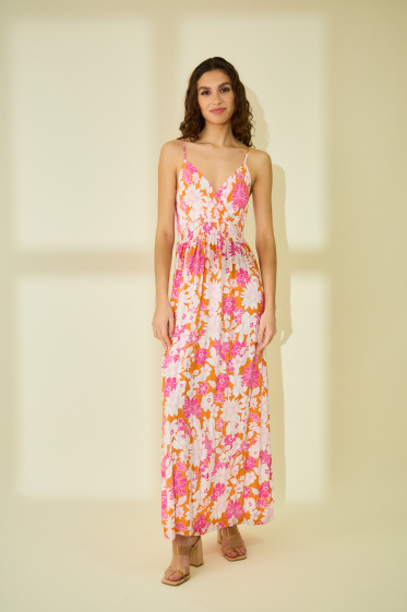 Wholesaler Rosa Fashion - Long floral dress
