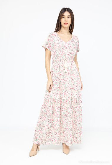 Grossiste Rosa Fashion - Robe longue fleurie