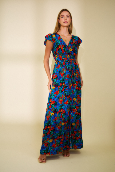 Wholesaler Rosa Fashion - Floral maxi dress