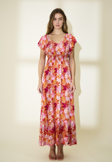 Grossiste Rosa Fashion - Robe longue imprimée