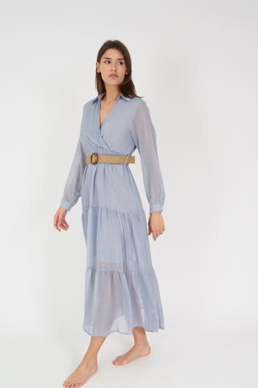 Wholesaler Rosa Fashion - Solid long dress