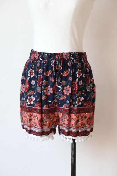 Wholesaler Rosa Fashion - Flower print shorts