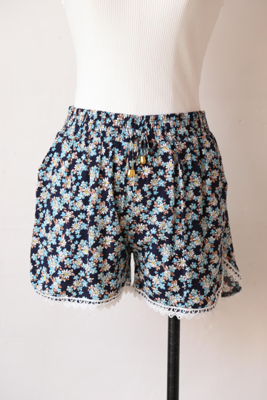 Wholesaler Rosa Fashion - Print tropical shorts