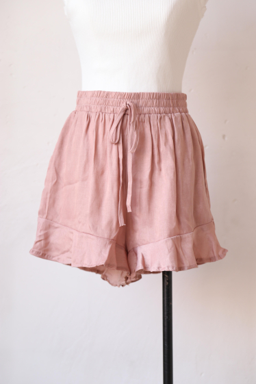 Wholesaler Rosa Fashion - Ruffled short shorts