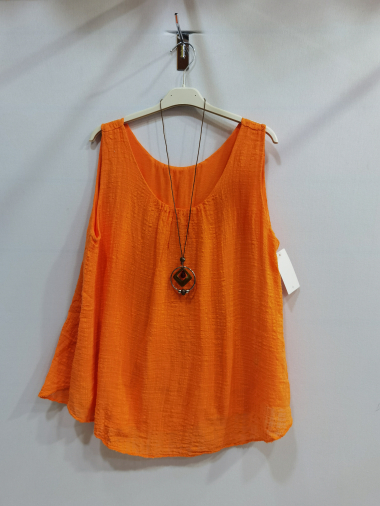 Wholesaler ROSEMARY COLLECTION - Tank top with necklace. TU 42/44