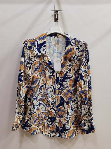 Wholesaler ROSEMARY COLLECTION - Flowy printed top. One size 42/44