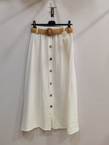 Wholesaler ROSEMARY COLLECTION - Straight skirt with buttons. TU 38/40