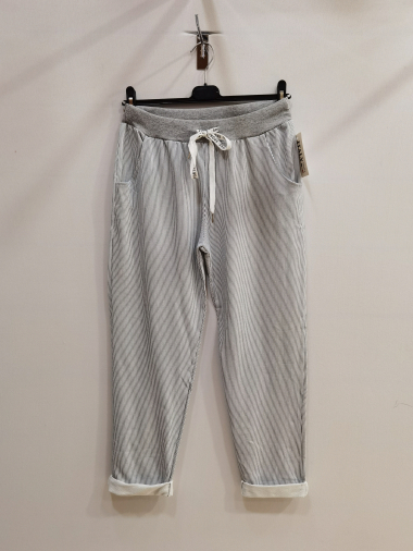 Grossiste ROSEMARY COLLECTION - Pantalon jogging imprimé. Taille unique 42/44