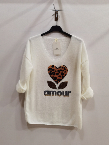 Grossiste ROSEMARY COLLECTION - Pull Amour