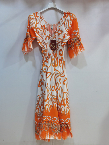 Wholesaler ROSEMARY COLLECTION - Printed dress. TU 40/42