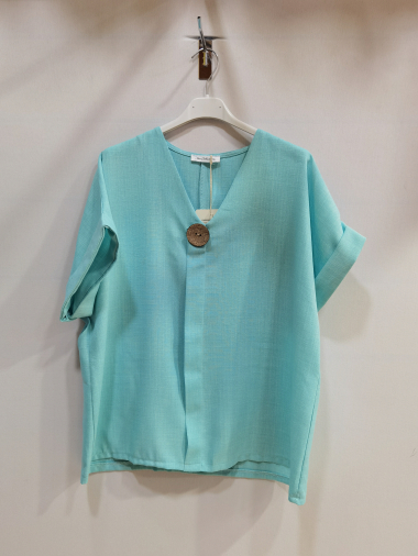 Wholesaler ROSEMARY COLLECTION - Top with button. TU 42/44