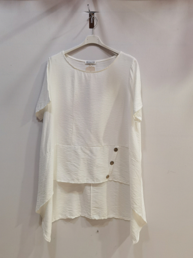 Wholesaler ROSEMARY COLLECTION - Top with buttons. TU 46/48