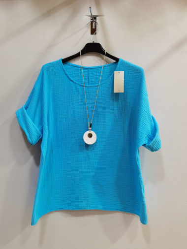 Wholesaler ROSEMARY COLLECTION - Top with necklace. TU 42/44