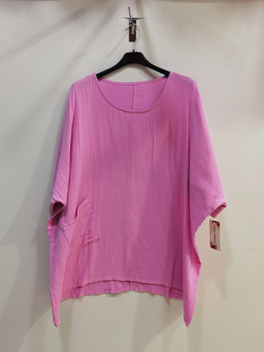 Wholesaler ROSEMARY COLLECTION - Large size textured top. TU 50/52