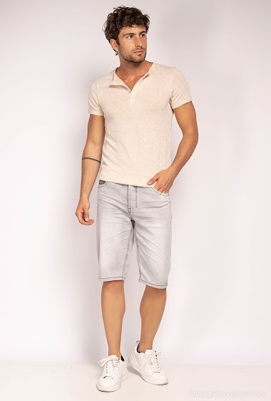 Wholesaler ROSS CARRA - Verasity Gray Denim Shorts