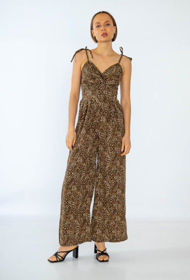 Wholesaler Rosy Days - Leopard print jumpsuit