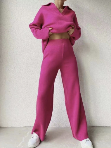 Wholesaler Rosy Days - Straight pants set