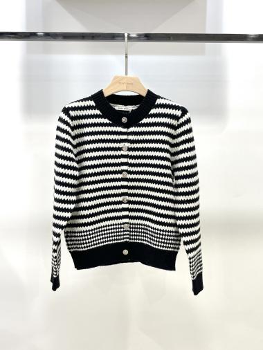 Wholesaler Rosy Days - Buttoned knit cardigan