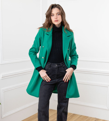 Wholesaler Rosy Days - Chic coat with lining
