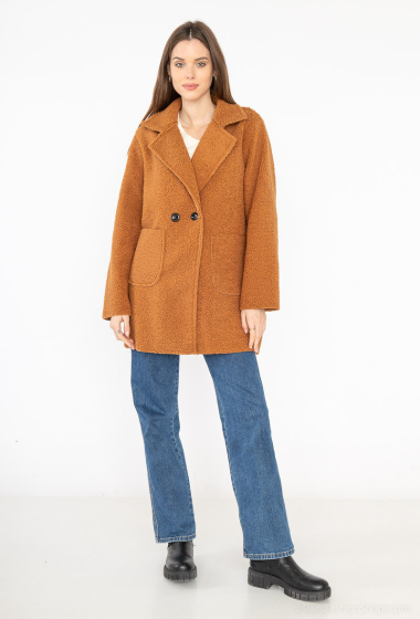 Wholesaler Rosy Days - Buttoned teddy coat