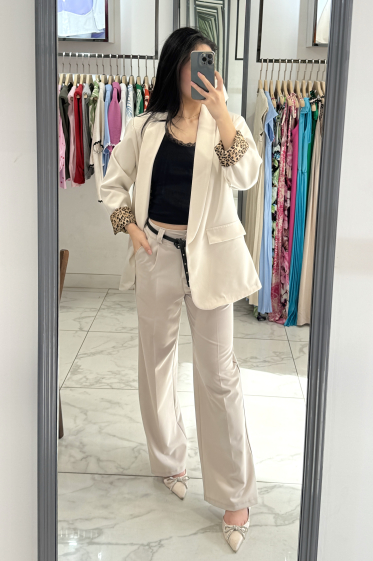 Wholesaler Rosy Days - Wide belted pants