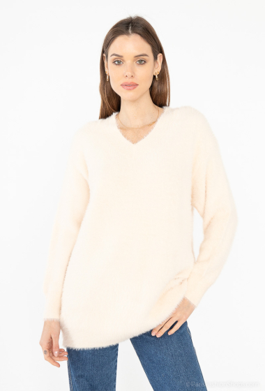 Wholesaler Rosy Days - Fluffy high-neck sweater
