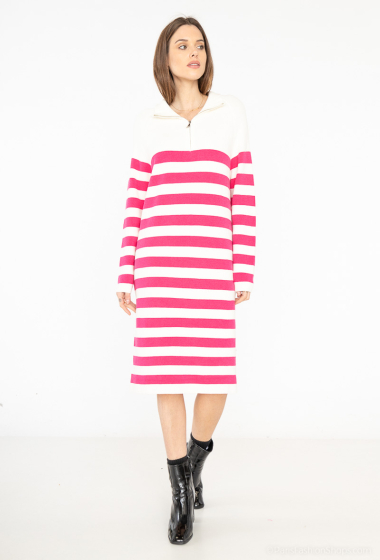 Wholesaler Rosy Days - Striped dress