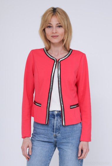 Wholesaler Rosy Days - Jacket with sequin detail