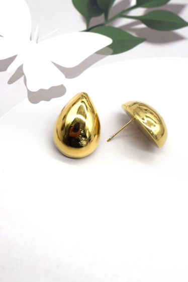 Großhändler Rouge Bonbons - Ohrringe aus Edelstahl