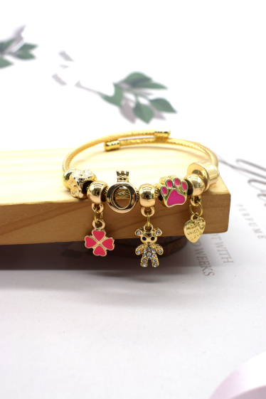 Wholesaler Rouge Bonbons - Charm embellished bracelet