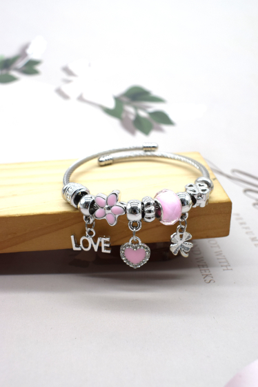 Wholesaler Rouge Bonbons - Charm embellished bracelet