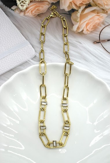 Großhändler Rouge Bonbons - Necklace in steel