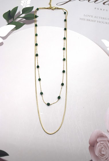 Wholesaler Rouge Bonbons - Necklace in steel