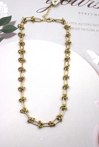 Großhändler Rouge Bonbons - Necklace in steel