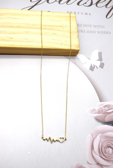 Wholesaler Rouge Bonbons - Necklace in stee