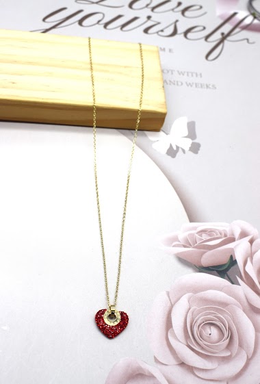 Mayorista Rouge Bonbons - Necklace in stee
